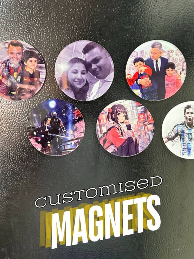 Customized fridge magnets
