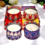 Eco-Friendly Lwmongrass Soy Candle Set Of 4