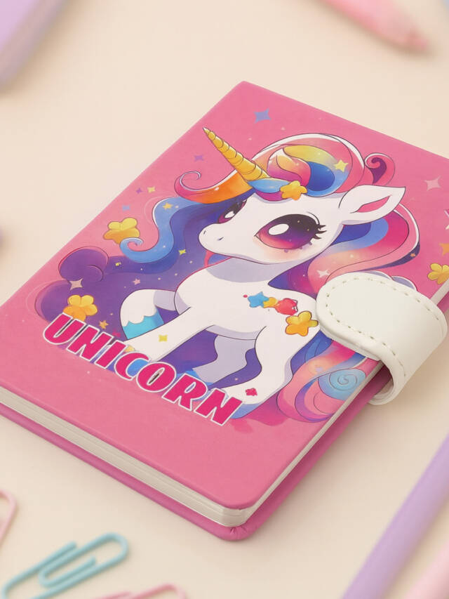 Tresneria Unicorn Diary for Girls – Gift for Kids, Journaling & School Use