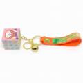 Orange Cube Keychain