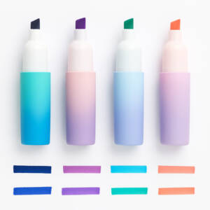 Tresneria Dual-Tone Highlighter Markers for Journaling & Note-taking 4 in 1.