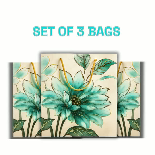 Green Petal Charm Bag