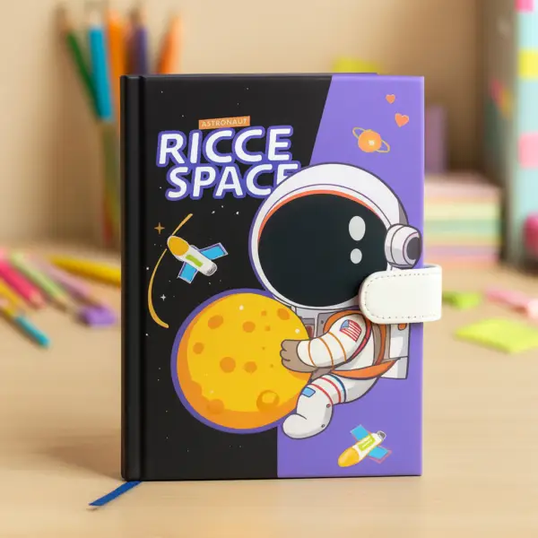 Astronaut Rocket & Planet