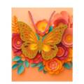 Sunset Orange Butterfly Blossom