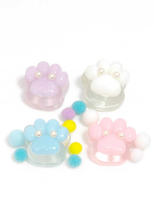 Dessert & Cat's Paws squishy Soft Slow Rising PU Foam Stress Relief for Kids & Adults – Sensory Squeeze (Multicolor) Set of 2 Piece