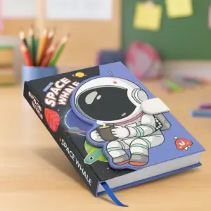 Kids' Space Theme NoteBook Diary with Lock & Differnt colors –| Notebook for Writing & Drawing
