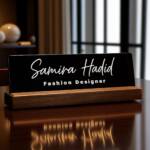 desk name plate