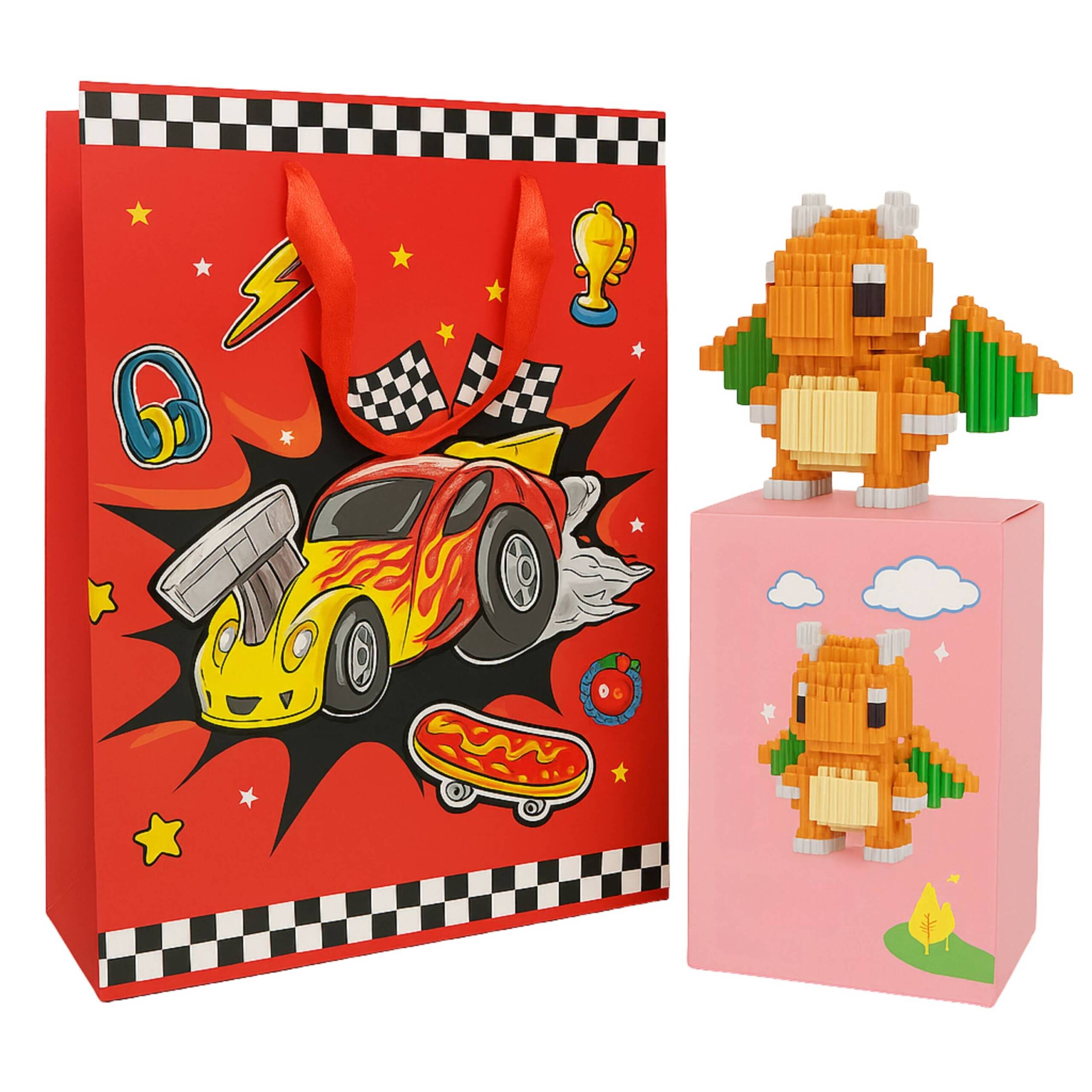 Tresneria Return Gift Set with 3D Gift Bag and DIY Dragonite Character Kit | Ages 7+ | Birthday Party | Party Favours