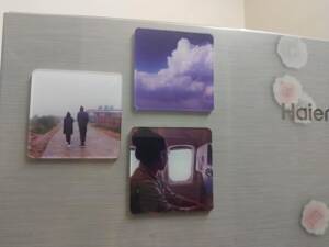 Custom Transparent Acrylic Fridge Magnets (Set of 3, 5 or 10) review image 1